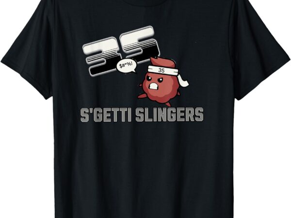 35 s’ketti slingers team spaghetti lovers t-shirt