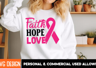 Faith Hope Love Her Fight Is Our Fight Svg Png, Breast Cancer Awareness Svg,Breast Cancer Awareness SVG, Cancer Awareness SVG, Cancer SVG,