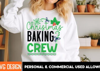 Christmas Baking Crew t-shirt design, Christmas ,Christmas t-Shirt Design,Christmas Sublimation PNG,Funny Christmas Shirt, Christmas SVG Bun