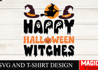 Happy Halloween Witches Hocus Pocus SVG Bundle, Sanderson Sisters Svg, Hocus Pocus Clipart, Witches Svg, Halloween Svg, Svg files for Cricut