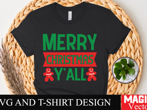 Merry christmas y’all svg cut file,winter svg, santa svg, holiday, merry christmas, christmas bundle, funny christmas shirt, cut file cricut t shirt designs for sale