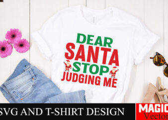 Dear Santa Stop Judging me SVG Cut File,Baby’s First Christmas Svg Ornament Bundle,First Christmas Svg Bundle,Baby’s First Christmas Svg,Chr