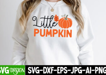 Little Pumpkin T-Shirt Design, Little Pumpkin Vector T-Shirt Design, Witches Be Crazy T-Shirt Design, Witches Be Crazy Vector T-Shirt Design