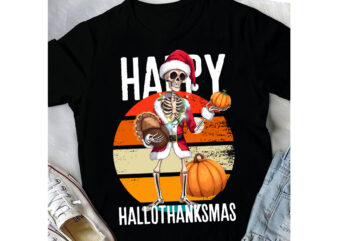 Happy Hallothankmas t-Shirt Design,Halloween t-shirt design,halloween,Halloween t-Shirt Design bundle,Happy helloween t-shirt design,hellowe