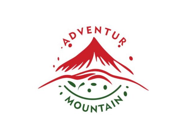 Adventur mountain t shirt vector