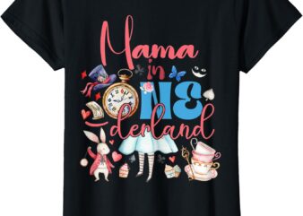 Alice Mama in ONEderland Birthday Family T-Shirt