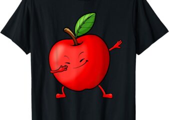 Apple Design For Boys Kids Toddler Fruit Apple Picking Apple T-Shirt