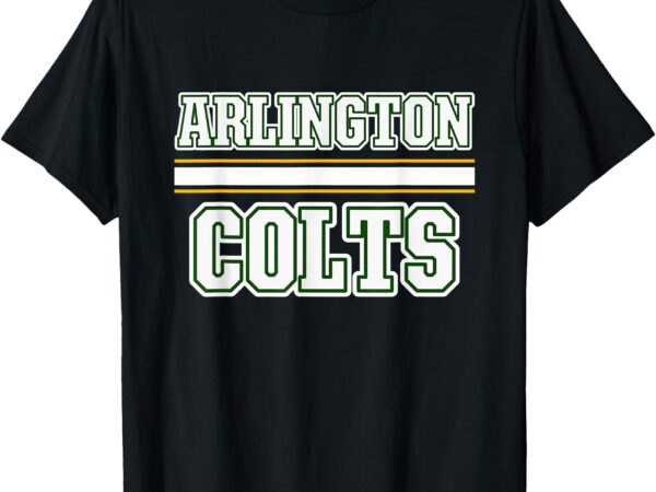 Arlington colts horizontal stripes t-shirt