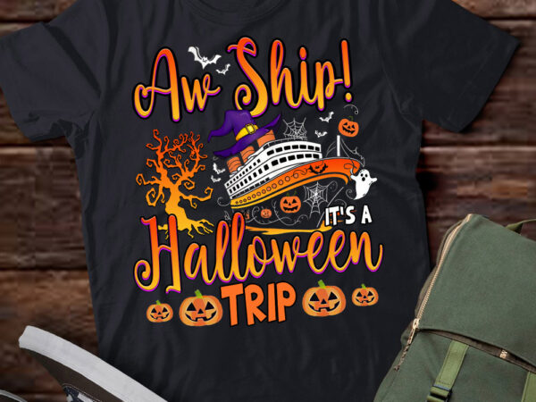 Aw ship halloween trip family cruising crew cruise squad t-shirt ltsp