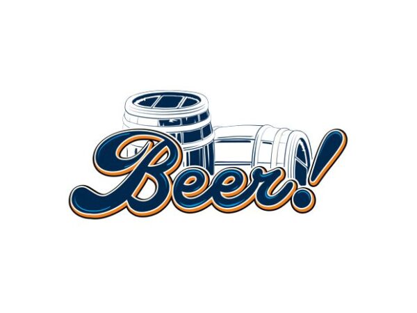 Beer barrel t shirt template