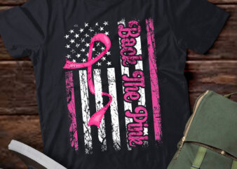 Back The Pink Breast Cancer Awareness Flag Toddler Women Men T-Shirt ltsp