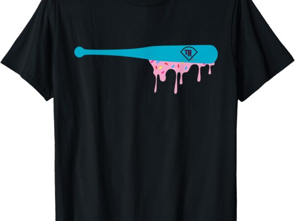 Baseball bat with sprinkles drip t-shirt