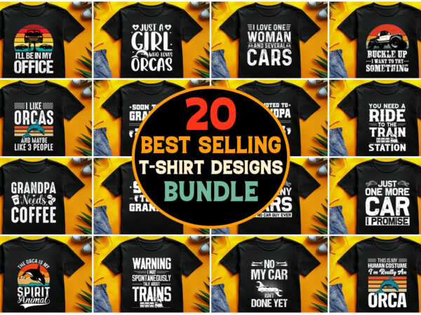 Best selling t-shirt design bundle