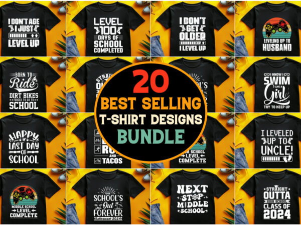 Best selling t-shirt design bundle