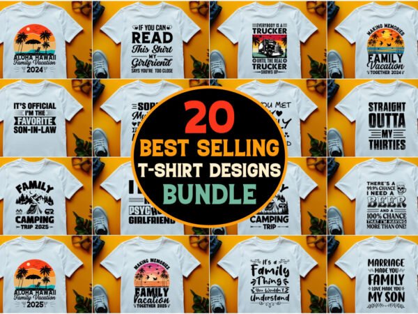 Best selling t-shirt design bundle