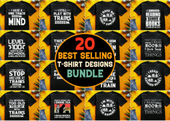 POD Best Selling T-Shirt Design Bundle