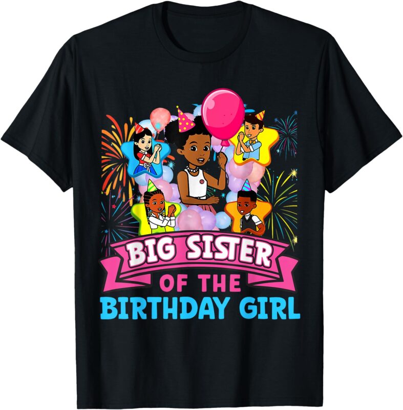 Big Sister Gracie’s Corner Birthday Dolls Cute Party Gift T-Shirt