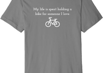 Biking Mom_Wife Premium T-Shirt