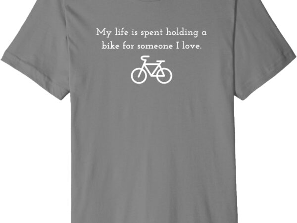 Biking mom_wife premium t-shirt