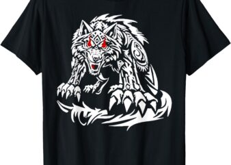 Black Jacob Fatu Wolf T-Shirt