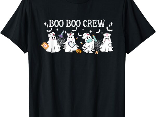 Boo boo crew nurse ghost funny halloween t-shirt