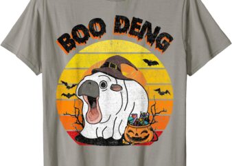 Boo Deng Funny Hippo Halloween Moo Deng Baby Pigmy Hippo T-Shirt