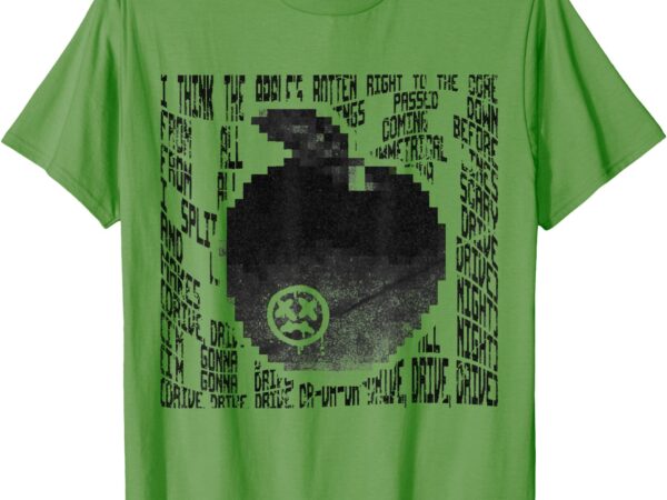 Brat trending green tee rotten apple t-shirt