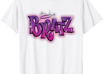 Bratz – Airbrush Pink and Purple Logo T-Shirt