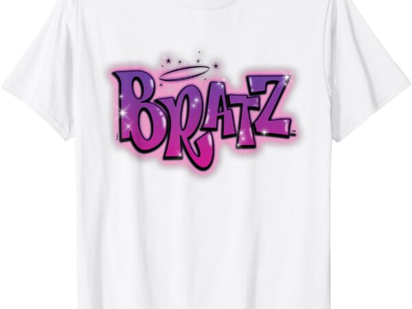 Bratz – airbrush pink and purple logo t-shirt