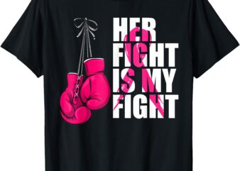 Breast Cancer Awareness Husband Support Squad T-Shirt