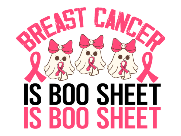 Breast cancer is boo sheet her fight is our fight svg png, breast cancer awareness svg,breast cancer awareness svg, cancer awareness svg, ca t shirt template