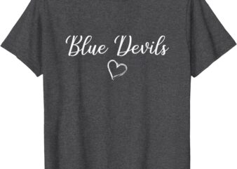 Bremen Blue Devils Above Small Heart T-Shirt