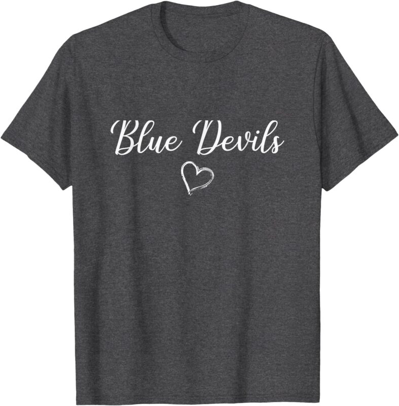 Bremen Blue Devils Above Small Heart T-Shirt