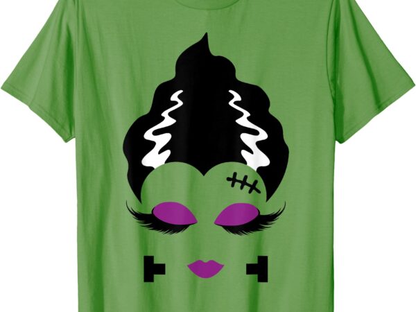 Bride of frankenstein monster halloween costume t-shirt