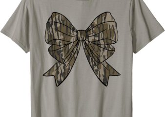 Camo Coquette Bow Duck Hunt Duck Hunting Women Girls Kids T-Shirt