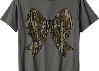 Camouflage Old Camo Bow Funny Coquette Hunting Old School T-Shirt