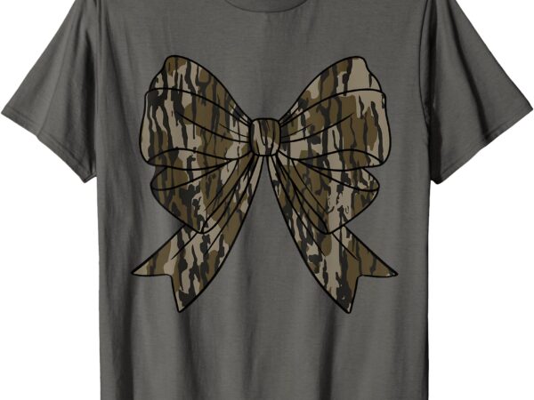 Camouflage old camo bow funny coquette hunting old school t-shirt