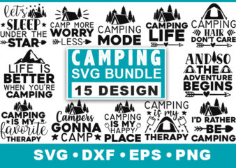 Camping SVG Bundle