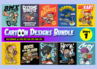 Cartoon Designs Bundle part 1