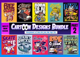 Cartoon Designs Bundle part 2