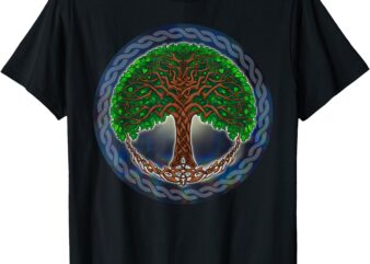 Celtic Tree of Life Artwork by Jayde Hilliard T-Shirt