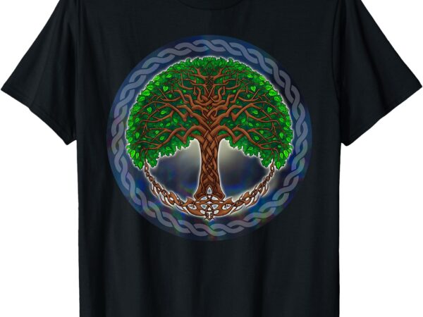 Celtic tree of life artwork by jayde hilliard t-shirt