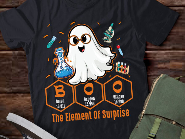 Chemistry boo the element of surprise cute chemist halloween t-shirt ltsp