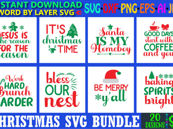 Christmas svg bundle, christmas t-shirt bundle, winter svg, santa svg, holiday, merry christmas, christmas bundle, funny christmas shirt