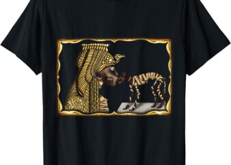 Cleopatra Mummy, Halloween Cat, Ancient Egypt, Archaeology T-Shirt