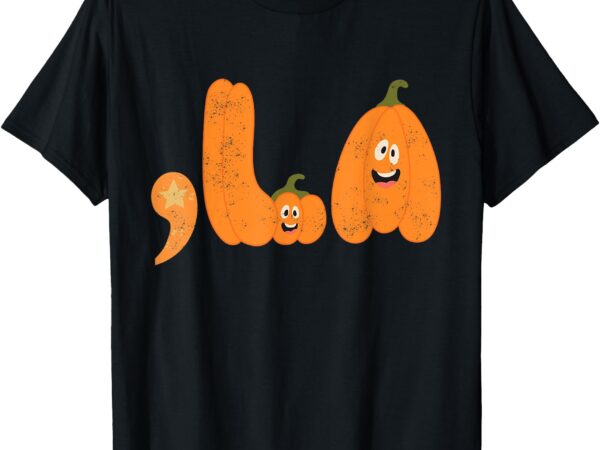 Comma la funny kamala pumpkins halloween t-shirt