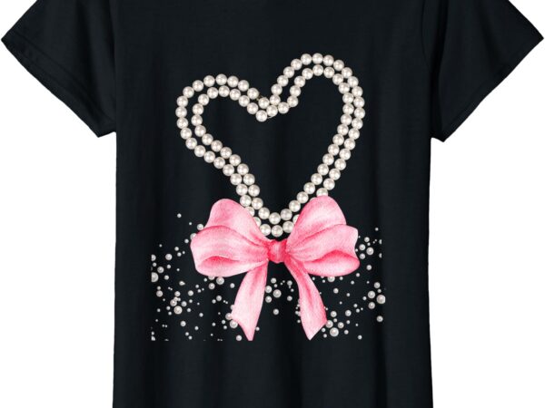 Coquette pearlheart t-shirt