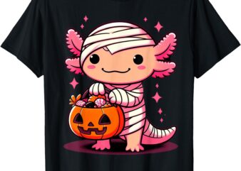 Cute Axolotl Halloween Costume Toddler Kids Boys & Girls T-Shirt