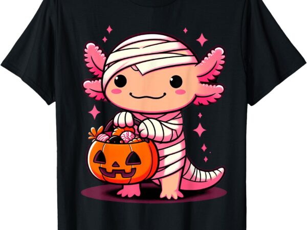 Cute axolotl halloween costume toddler kids boys & girls t-shirt