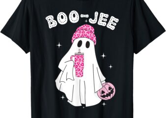 Cute Ghost Funny Halloween Boujee Boo-Jee T-Shirt